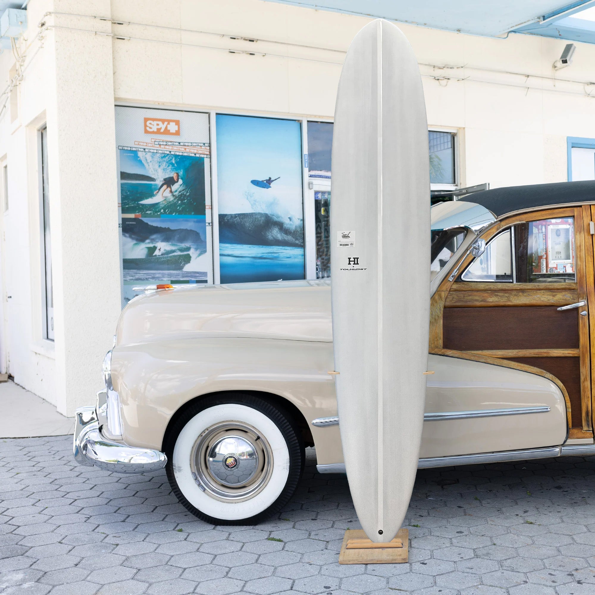 TOLHURST ロングボード HI ホワイト ダイヤモンドドライブ THUNDERBOLT