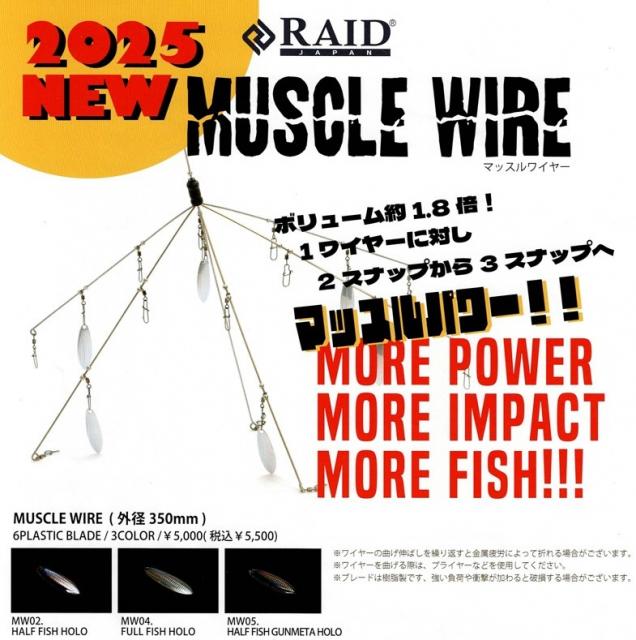LURE SHOP SUBMARINE / レイドジャパン マッスルワイヤー