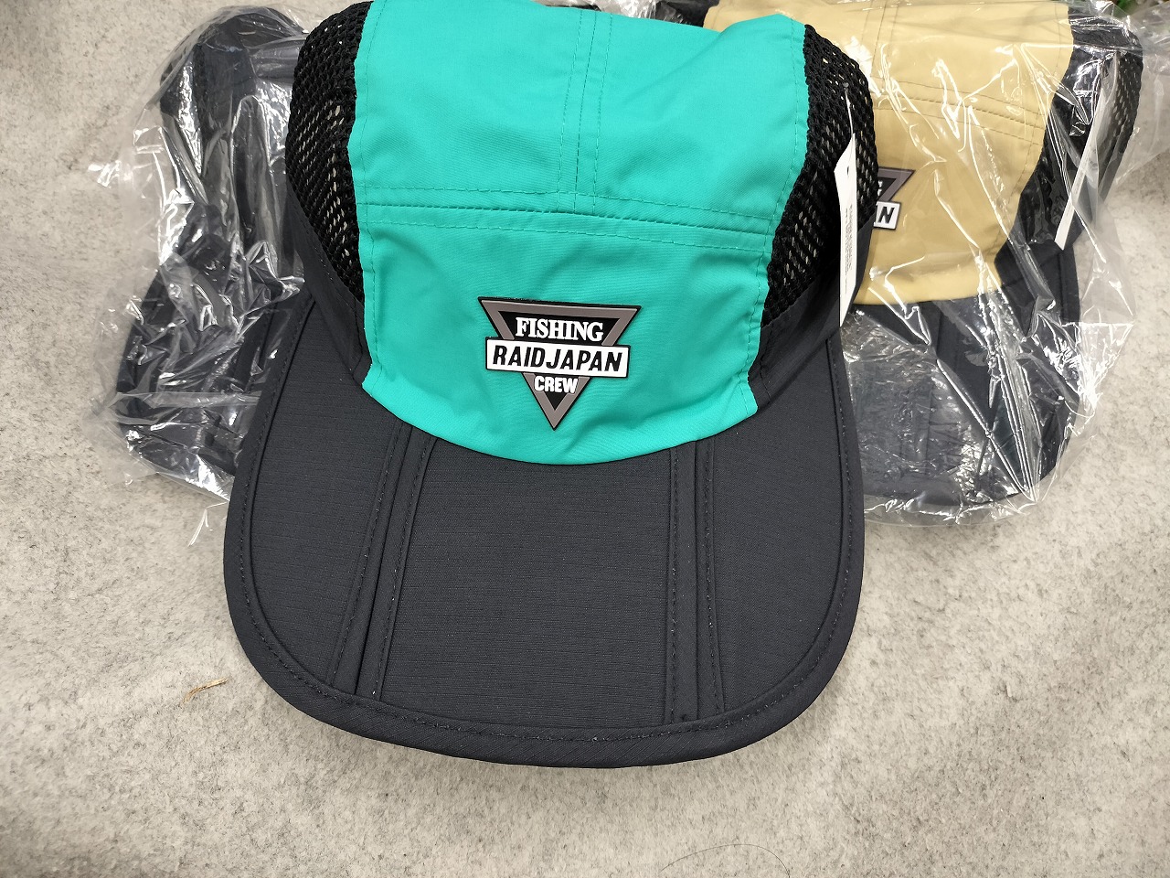 新製品【レイドジャパン】サイドメッシュナイロンキャップ、ゴースト
