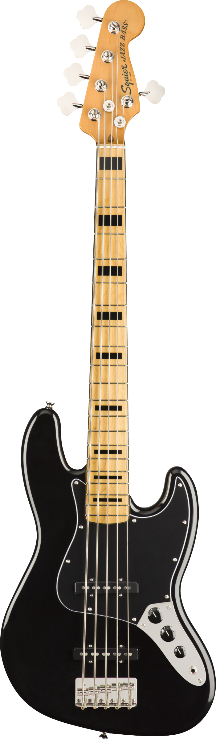 Squier Classic Vibe '70s Jazz Bass® V, Black - Swing City Music