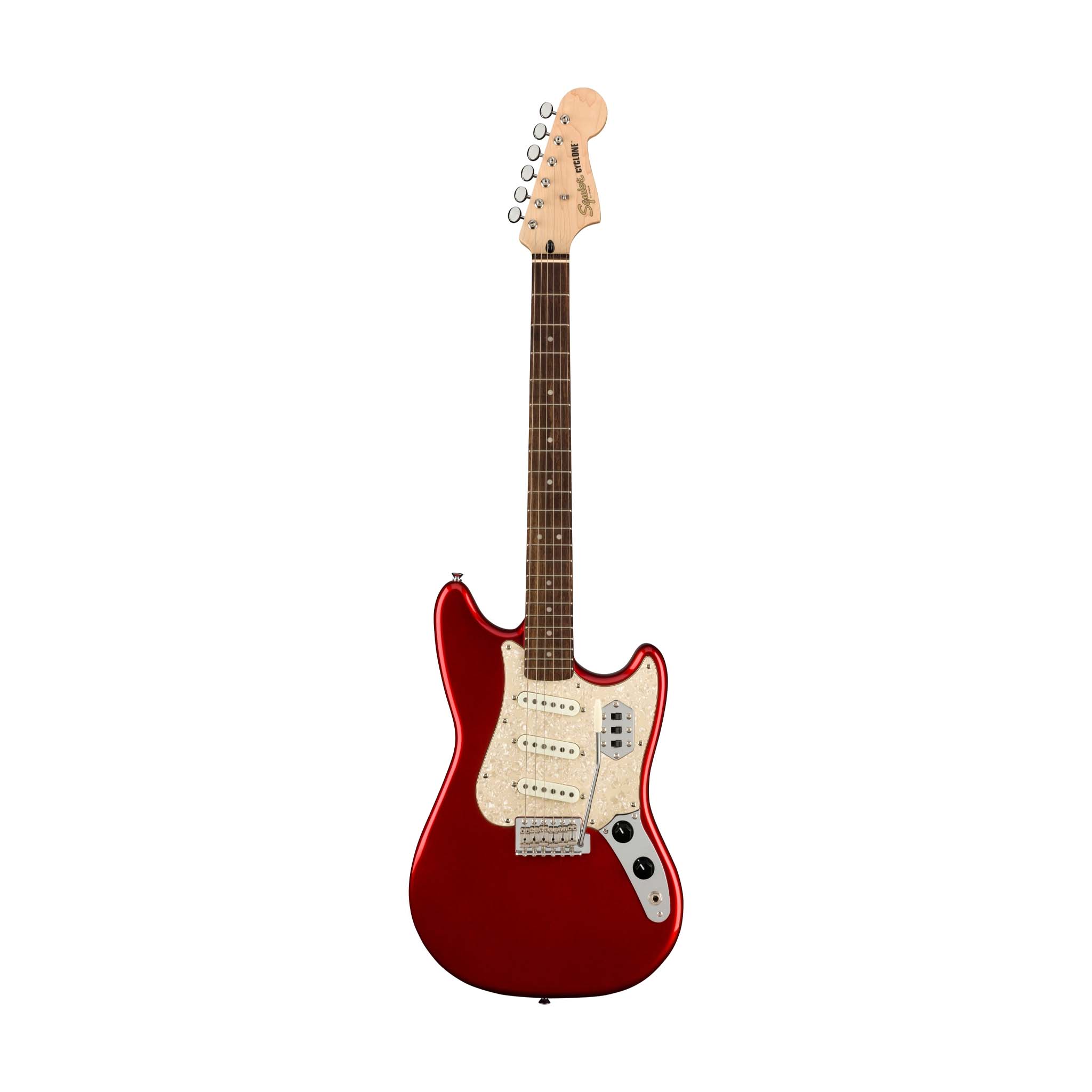 Squier Paranormal Series Cyclone Electric Guitar, Candy Apple Red