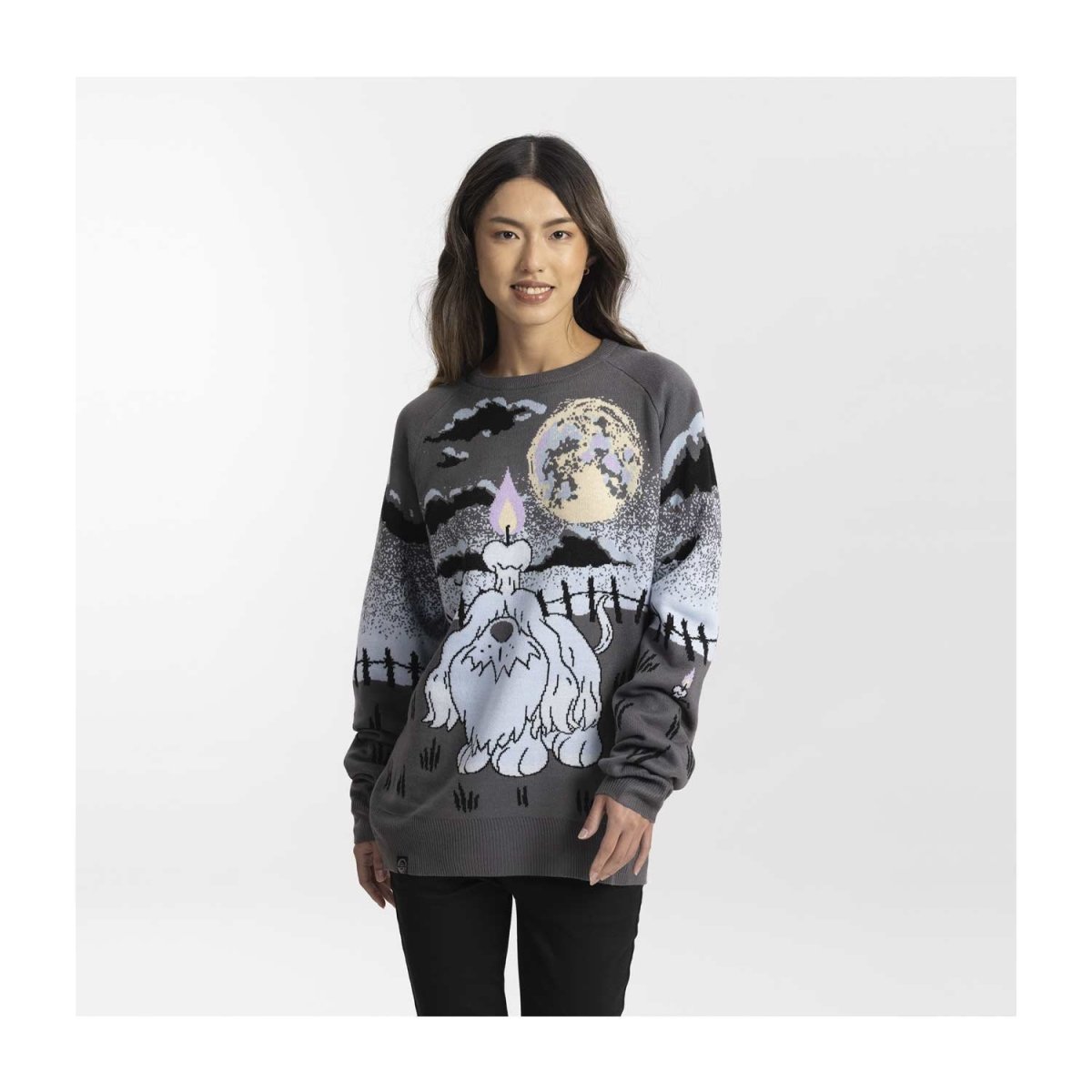 Greavard Pokémon Halloween Knit Sweater - Adult | Pokémon Center