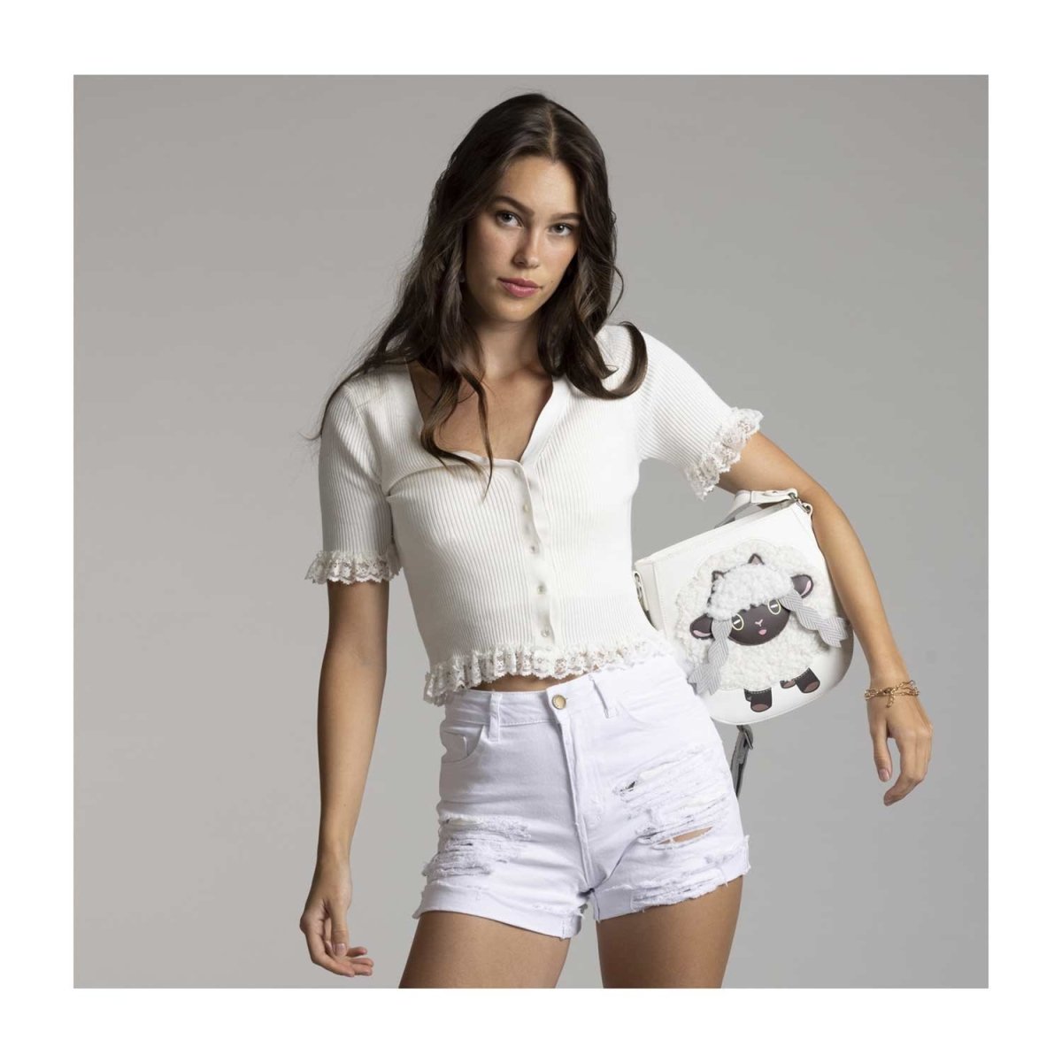 Pokémon Center × Danielle Nicole: Wooloo Crossbody Bag | Pokémon