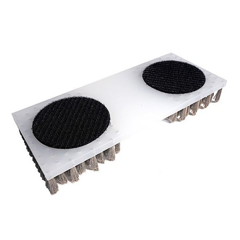 クオリティ NEW ユーミンブラシ（ベルクロタイプ）- ステンレスすみ