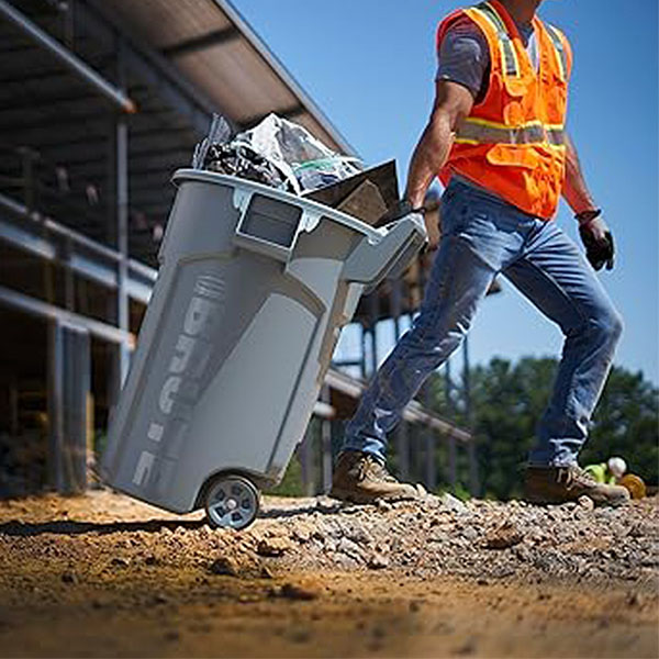 ラバーメイド ホイールド BRUTE コンテナ 166L (44ガロン) グレー 【代