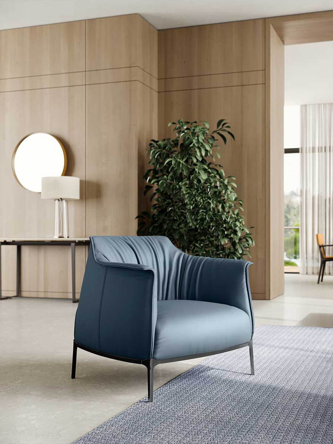 Jean-Marie Massaud の アームチェア Archibald | Poltrona Frau