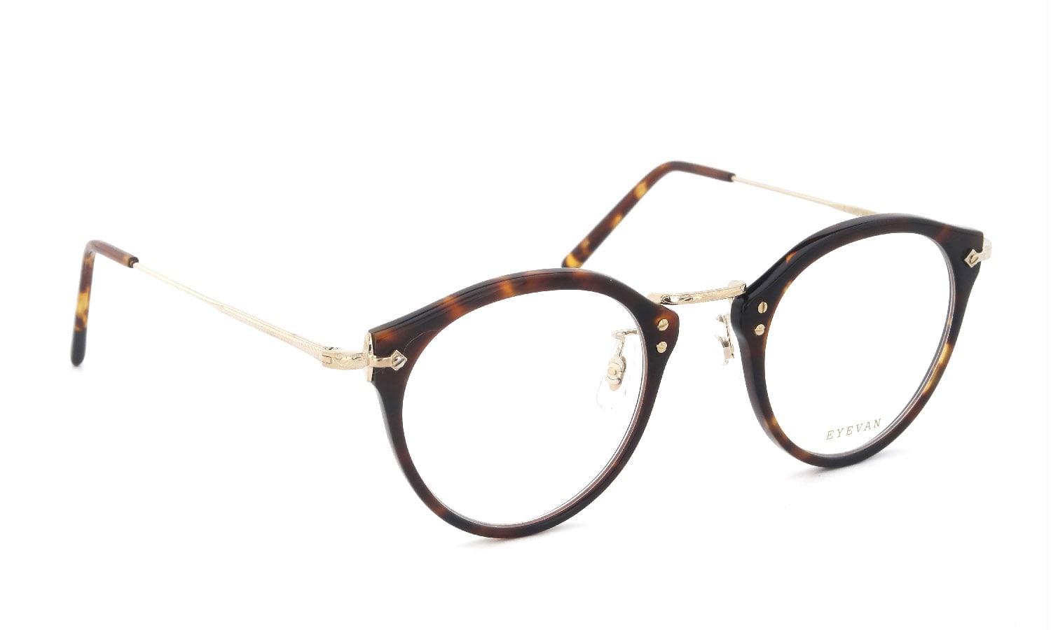 EYEVAN アイヴァン 定番メガネ E-0505 (47)通販 col.TORT/G 47□24