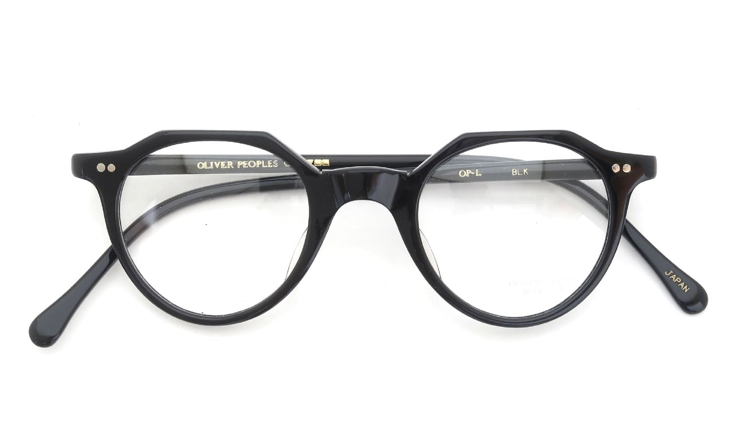 OLIVER PEOPLES vintage カスタマイズメガネ通販 1989-1990s OP-L BLK
