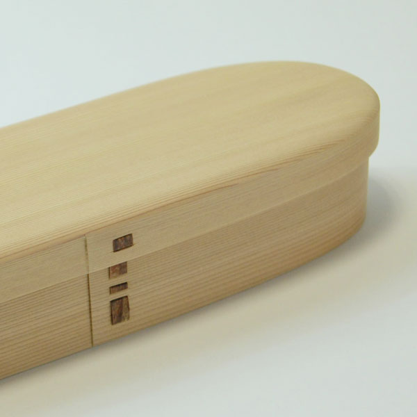 お弁当箱 ＞ 【柴田慶信商店】 曲げわっぱ 長手弁当箱 中