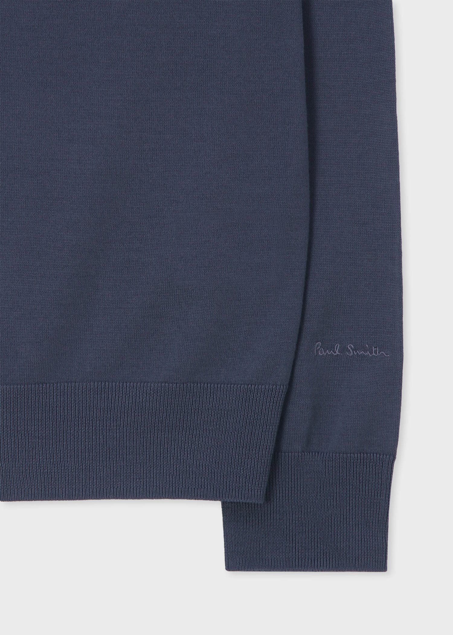 ハイゲージ タートルネックニット（ブルーグレー） ｜ポール・スミス