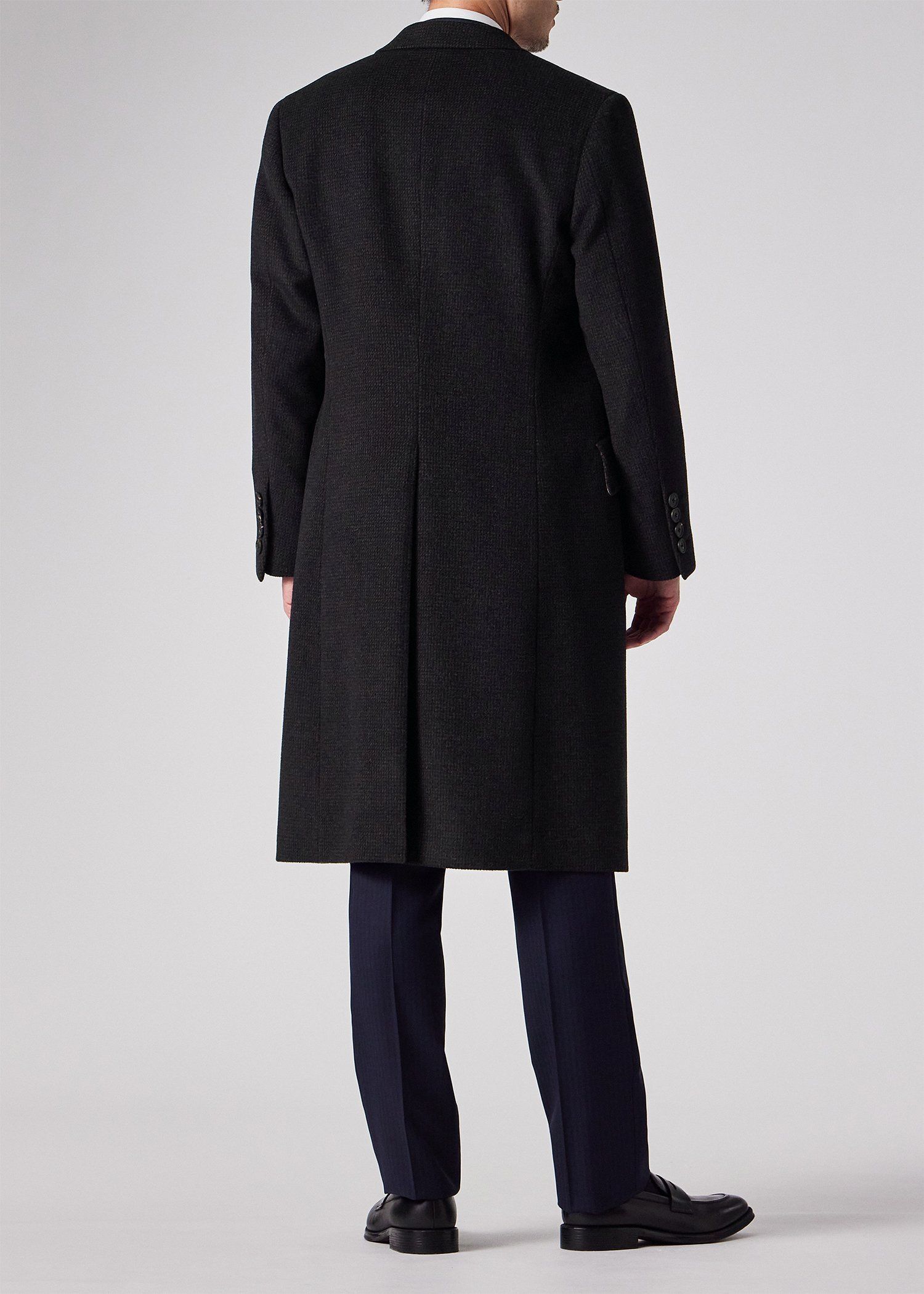 マイクロパターンカシミヤ チェスターコート ｜ポール・スミス