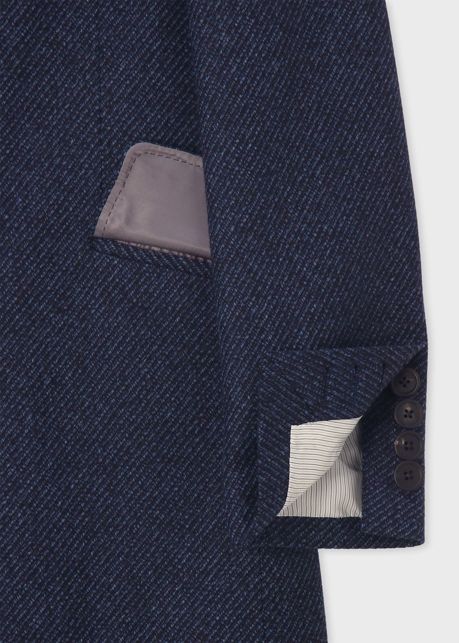 ウールカルゼ チェスターコート（ネイビー） ｜ポール・スミス