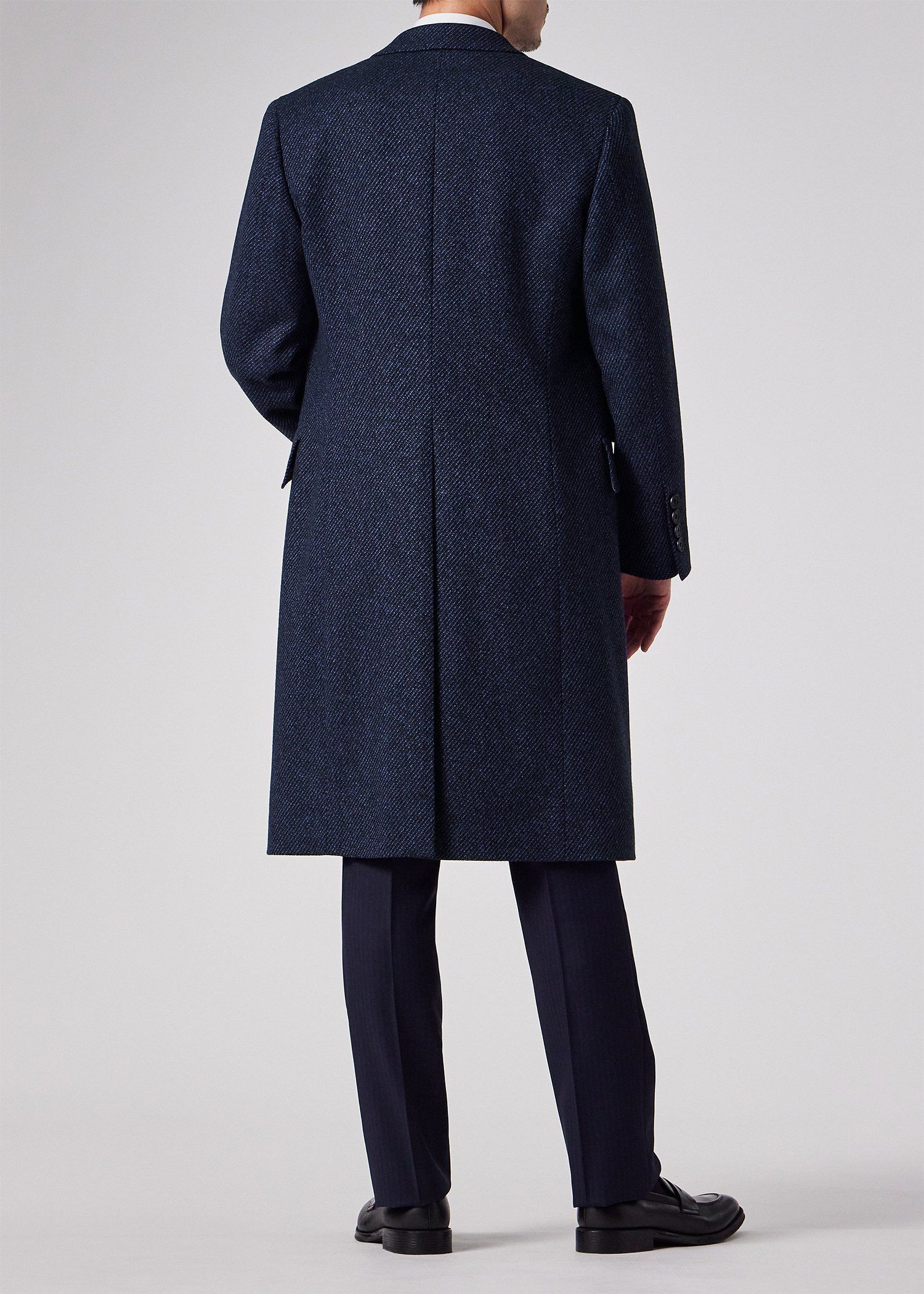 ウールカルゼ チェスターコート（ネイビー） ｜ポール・スミス