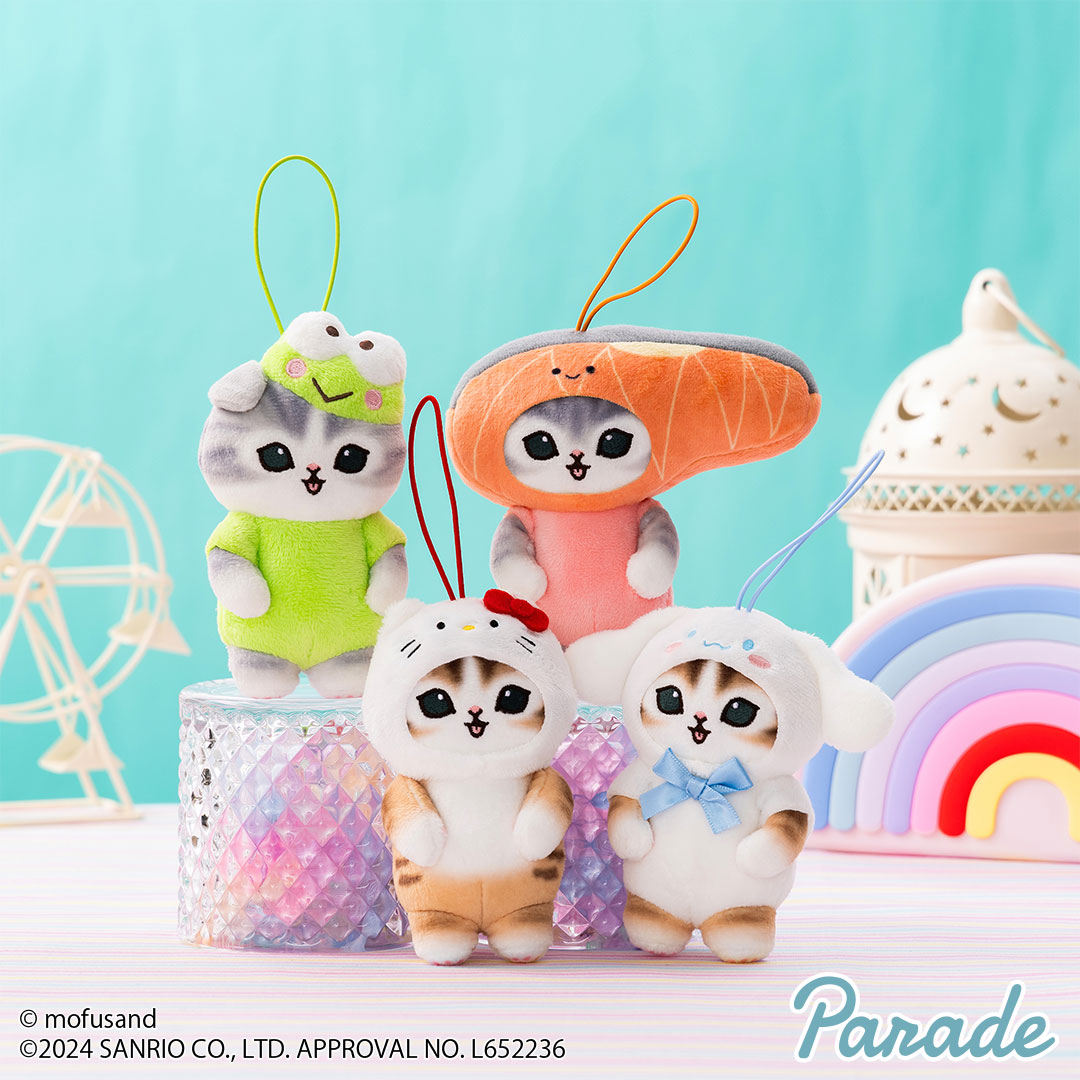 mofusand×サンリオキャラクターズ マスコット② | 商品紹介 | 株式会社