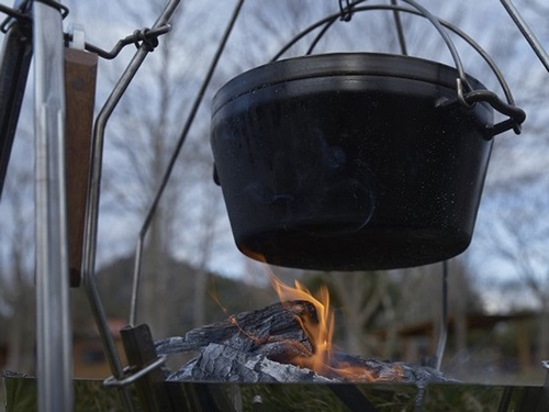 ファイアグリルラージ FGポットハンガー ラージとFGハンガー付属