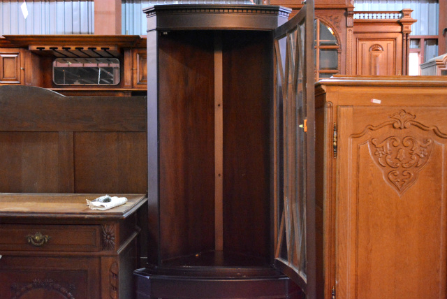 パルテノン アンティーク / コーナーキャビネット【8342】