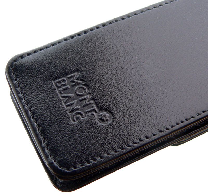 MONTBLANC モンブラン ペンケース 30303 3本差 ブラック U0014313