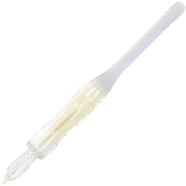 川西硝子 ガラスペン 硬質ガラスペン 矢絣（やがすり） インサイド 白