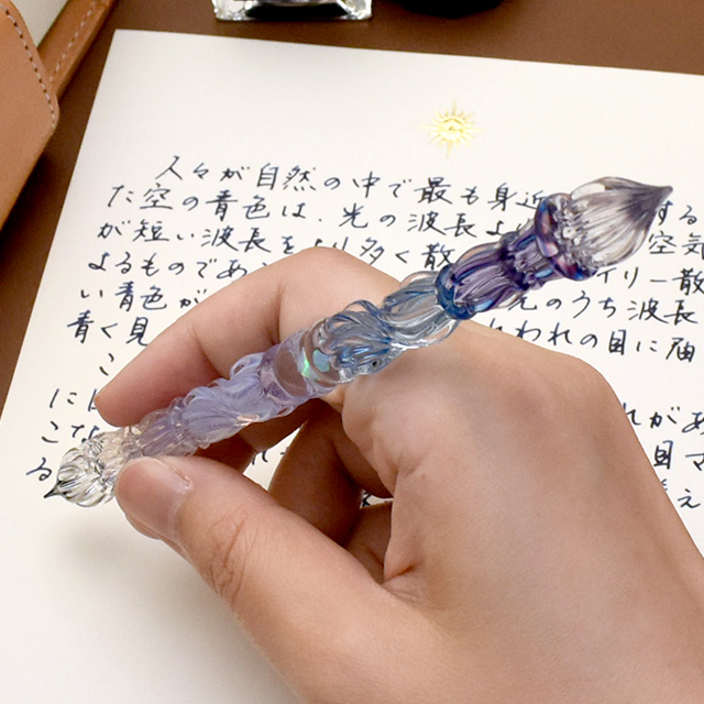 paraglass パラグラス ガラスペン 2way glass pen オパリンパープル
