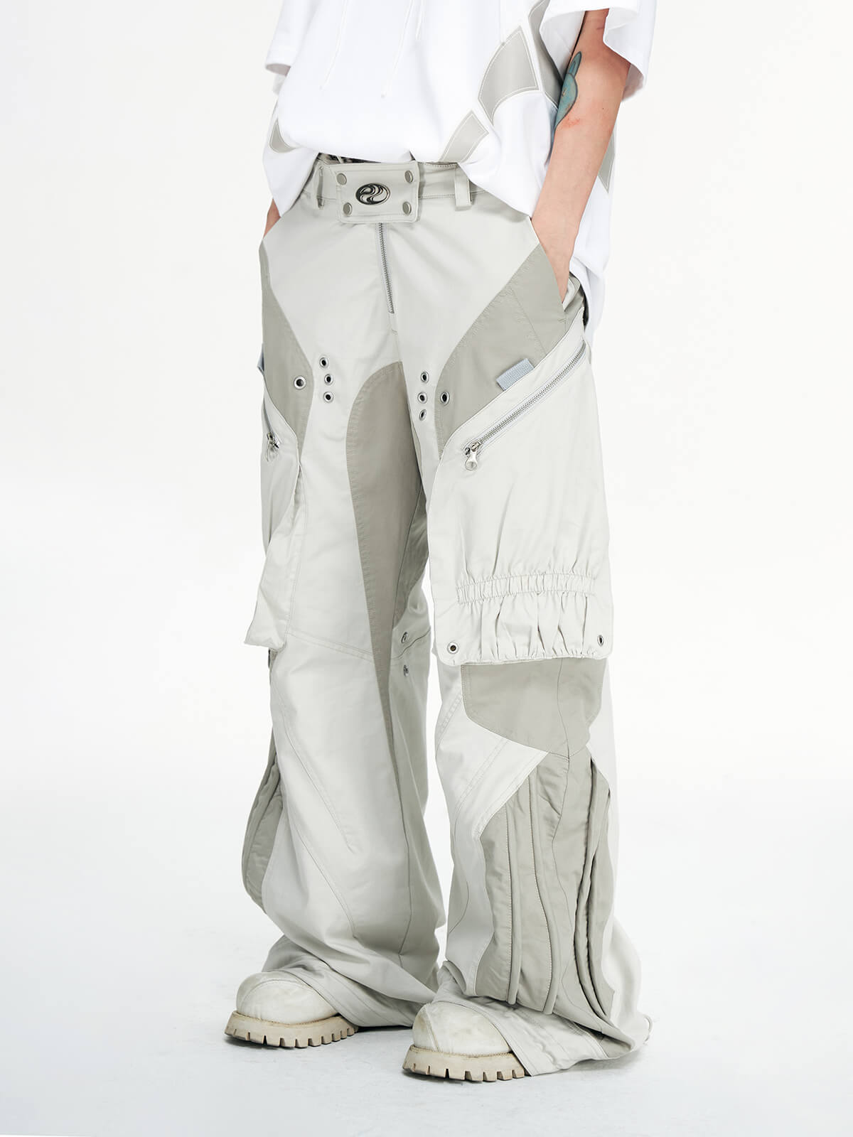 Personsoul Bootcut Cargo Pants - personsoul