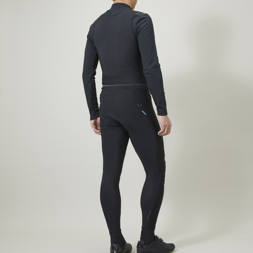 T6700-3DNP：ウィンドブレーク クイック ビブ サーモ タイツ | パール