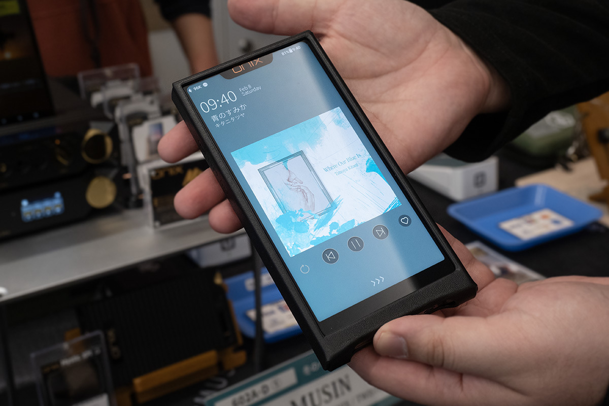 ヘッドフォン祭mini＞ONIXの新DAP「Waltz XM10 Ltd」が世界初お披露目