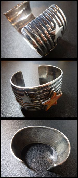 ナバホ Andy・Cadman アンディ・キャドマン ライン&スターアップリケ