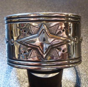 ナバホ Clendon・Pete クレンドンピート スタンプワーク バングル