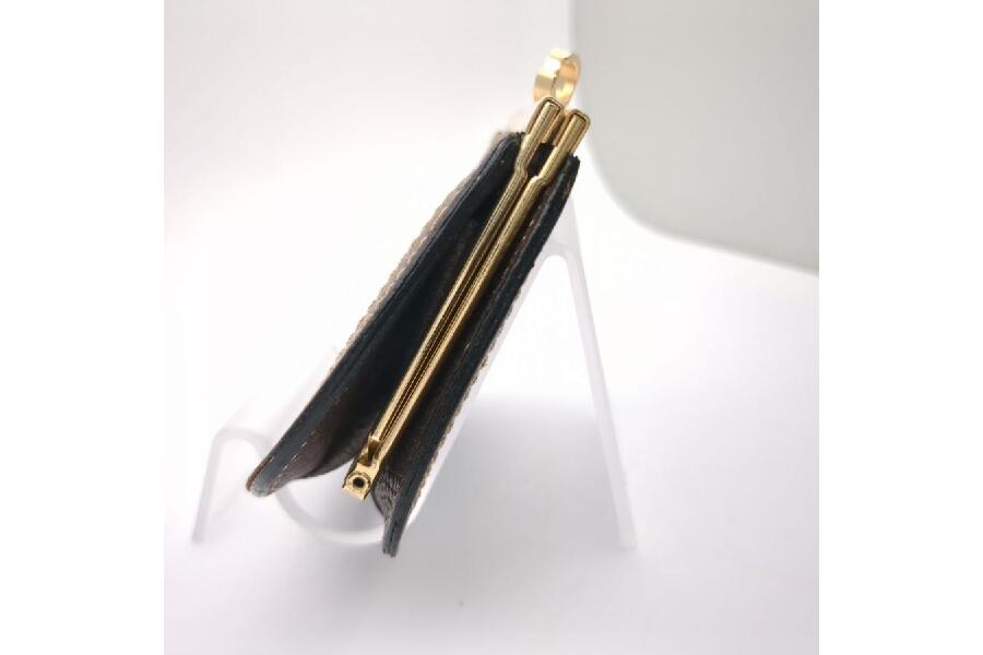 GUCCI グッチ がま口コインケース 小銭入れ オールドグッチ ブラウン