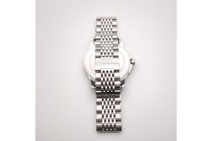 グッチ Gタイムレス 126.4 クオーツ メンズ 腕時計 ホワイト文字盤