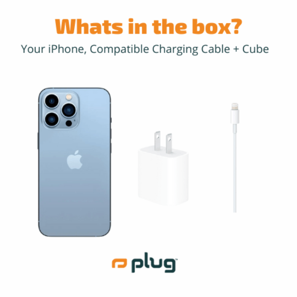 iPhone 13 Mini Starlight 256GB (Unlocked) – Plug