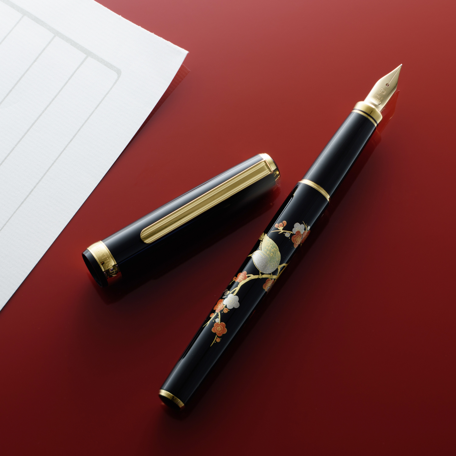 近代蒔絵 『梅に鶯』 | プラチナ万年筆
