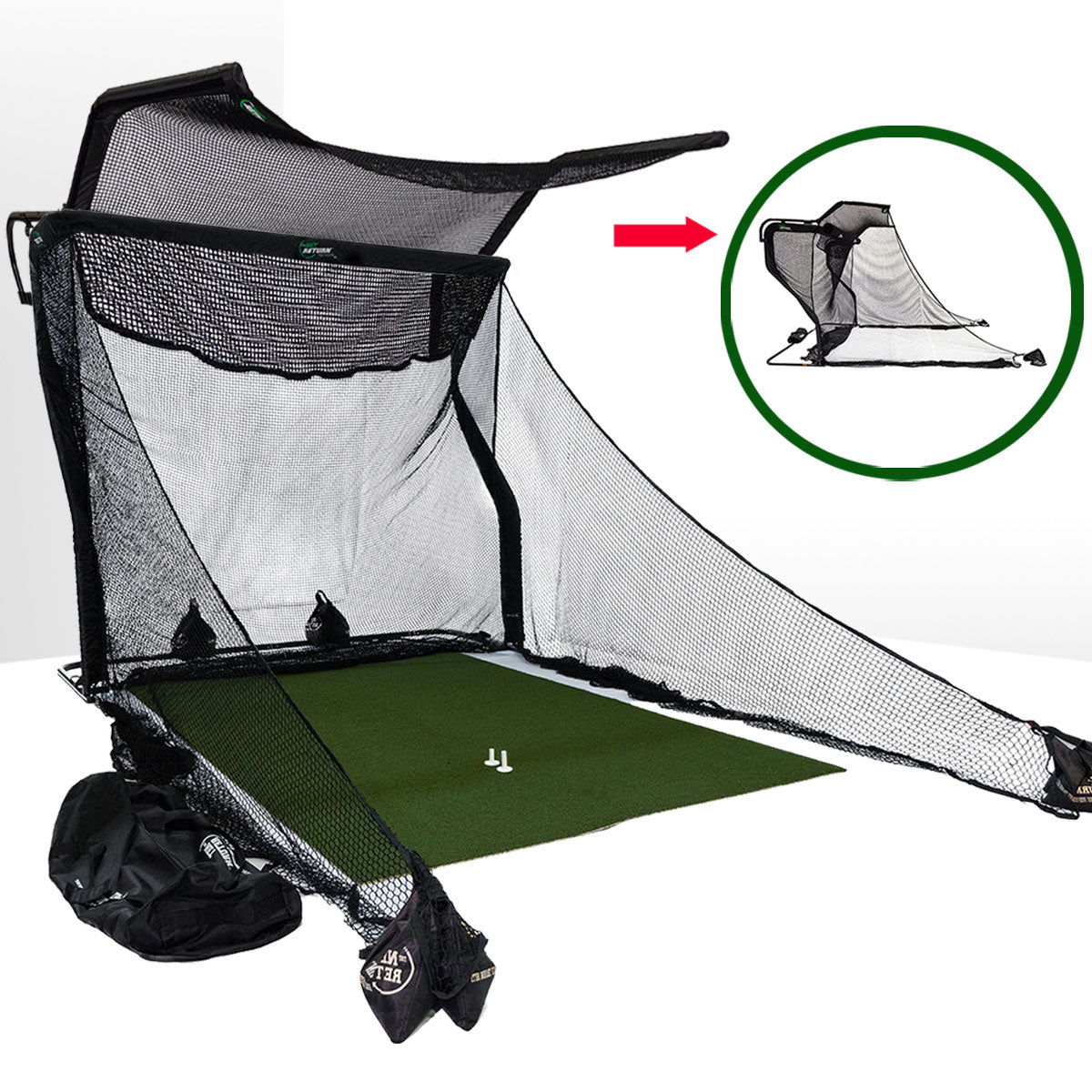 The Net Return Premium Golf Hitting Net Package — PlayBetter