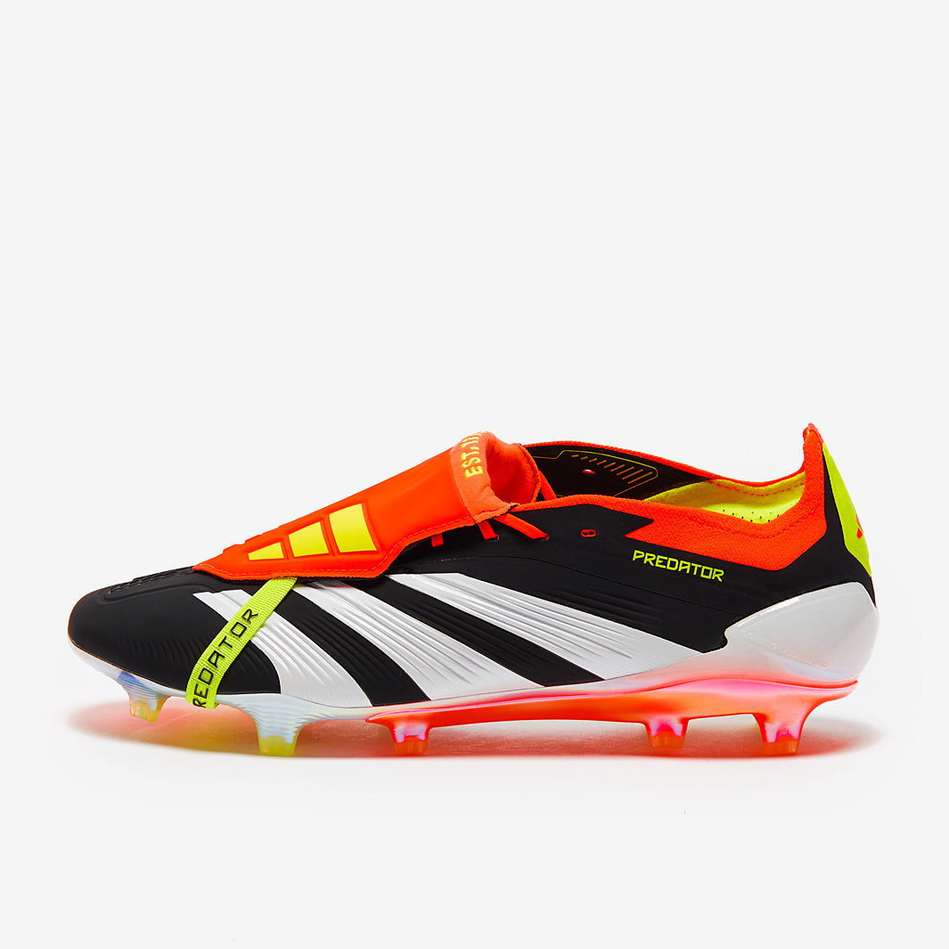 adidas Predator Elite Tongue Firm Ground - Core Black/White/Solar