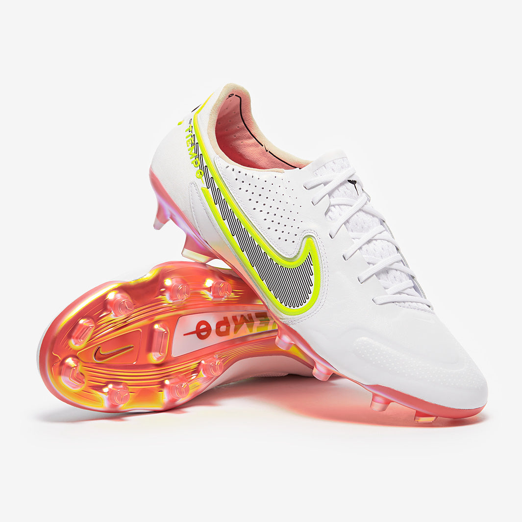 Nike Tiempo Legend IV Elite FG - White/Black/Bright Crimson/Pink