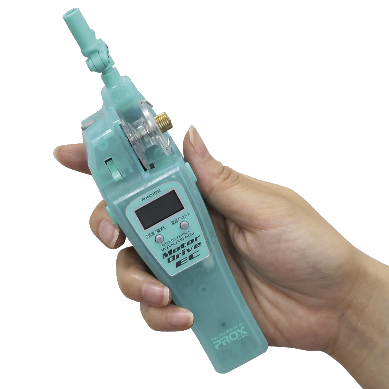 RROX プロックス 電動リール EC 攻棚 ワカサギ 紫スケルトン パープル