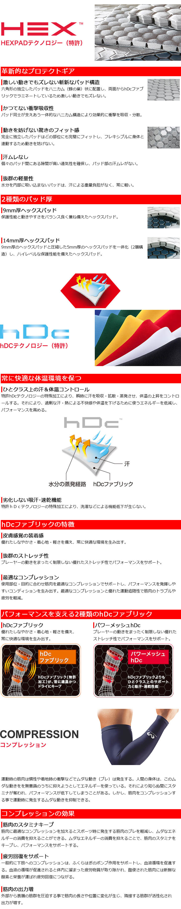 マクダビッド パッド付ガードル M737DD（サイパッド付き）[S～XL