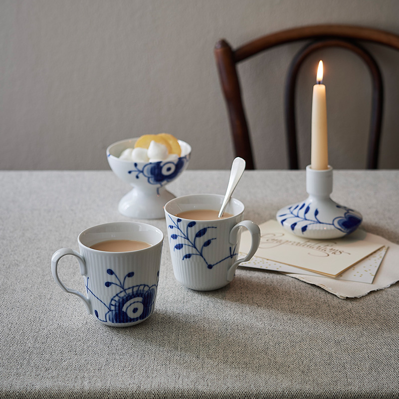 ブルーフルーテッド メガ マグ S ペア 280ml|ロイヤル コペンハーゲン