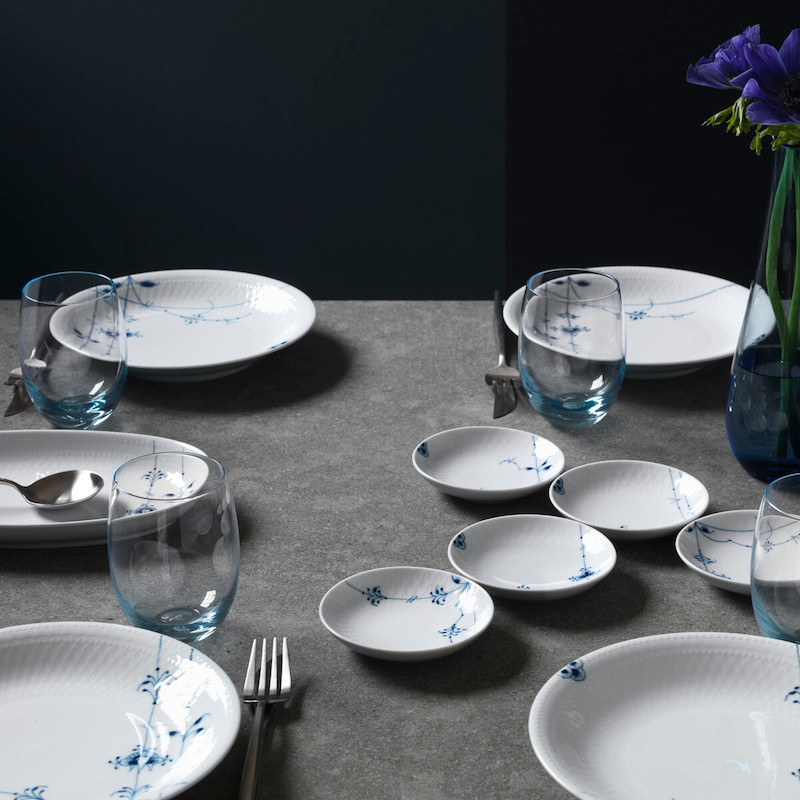 ブルーパルメッテ オーバルディッシュ S 23cm|ロイヤル コペンハーゲン