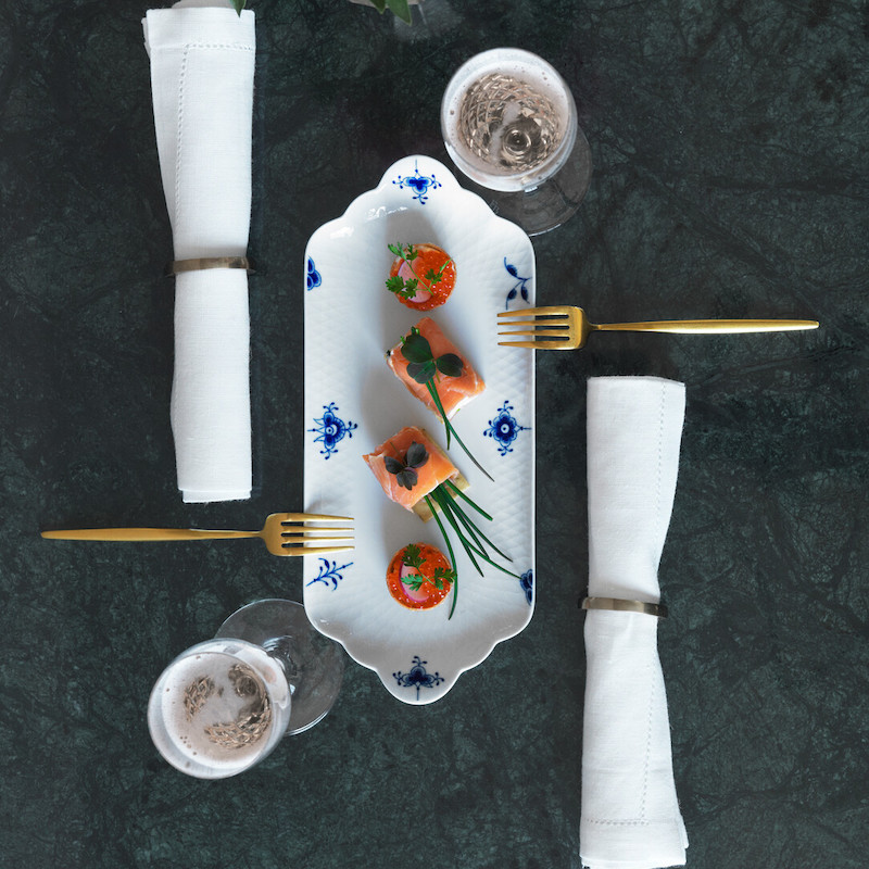 ブルーパルメッテ ブロッサム トレイ 28.5cm|ロイヤル コペンハーゲン