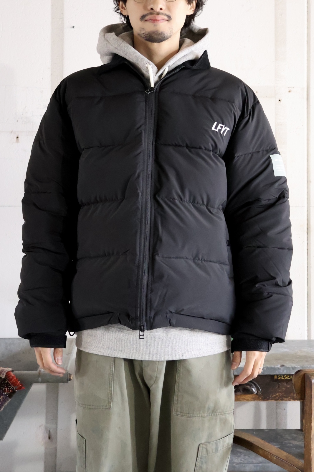 LFYT CORDUROY COLLAR PUFFER JACKET LA241007 公式通販