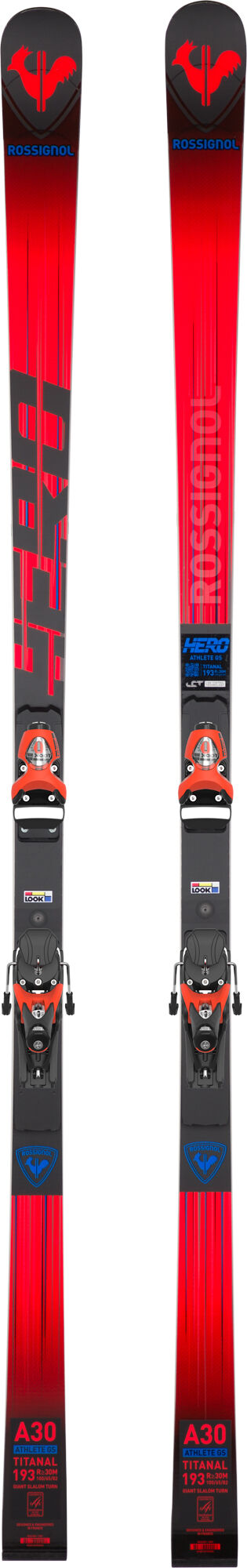 Rossignol Men's Racing Skis HERO ATHLETE FIS GS FACTORY 193 R22