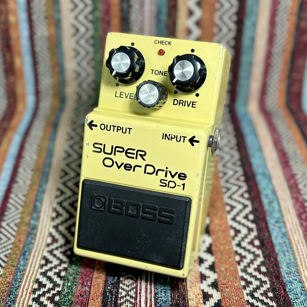 BOSS SUPER Over Drive SD-1 MOD品 Boss SD-1 Modified FuzzFusion SuperOverdrive Clipping 1N34A&LED3mm