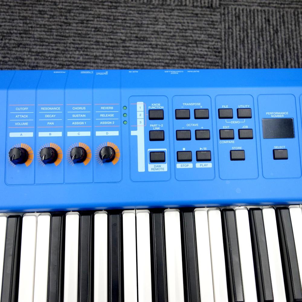 Yamaha MX61 シンセサイザー 青 Yamaha MX61 V2 Blauw synthesizer | Dijkman Muziek