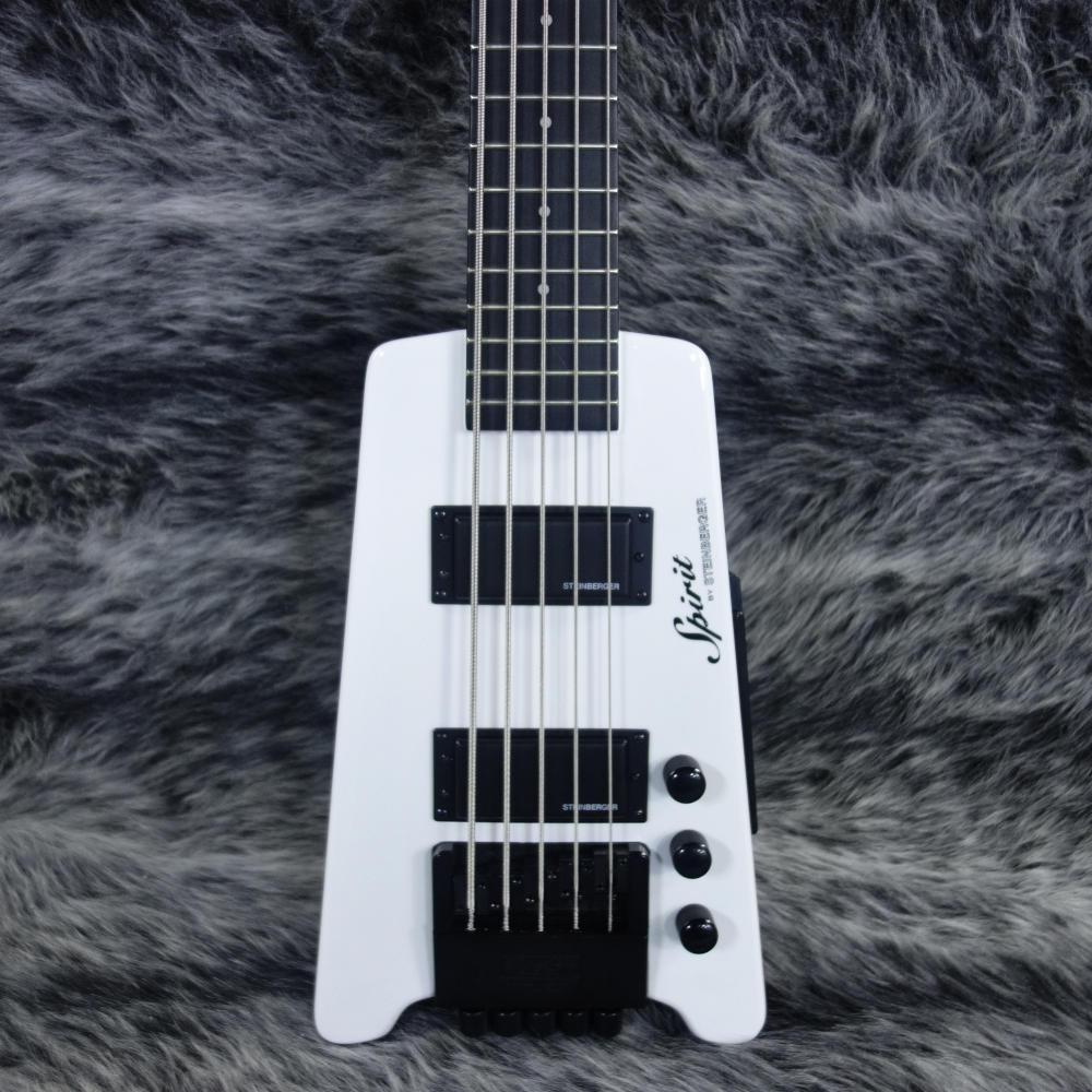 Steinberger Spirit XT-25 (5-String) Standard Bass White