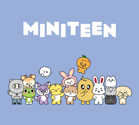 SEVENTEEN - MINITEEN OFFICIAL MD Magnet Plush Keyring – Rock Paper