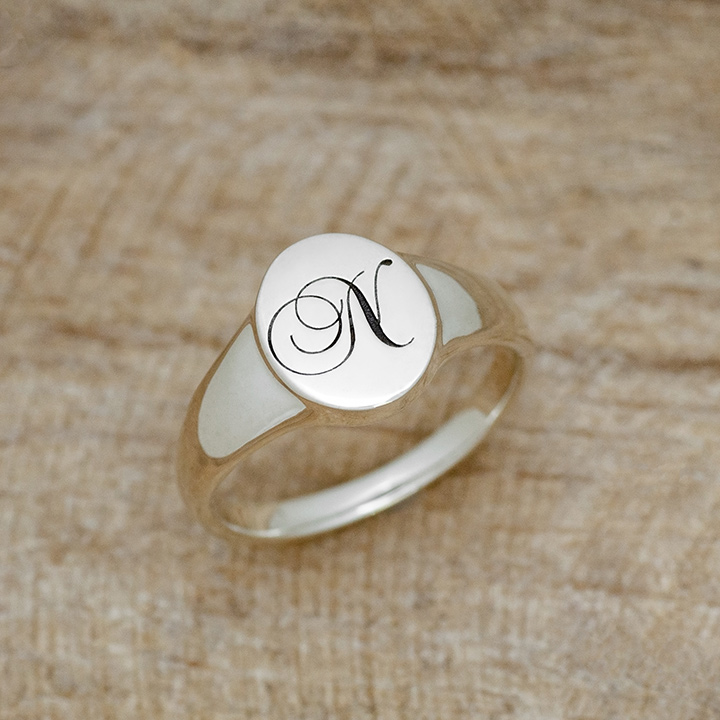 楽天市場】シグネットリング イニシャル シルバー925 : umu（アム）