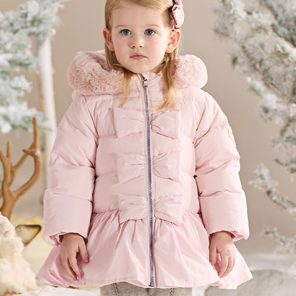 楽天市場】キッズ 女の子 子供服 アウター ダウンコート 無地 ピンク