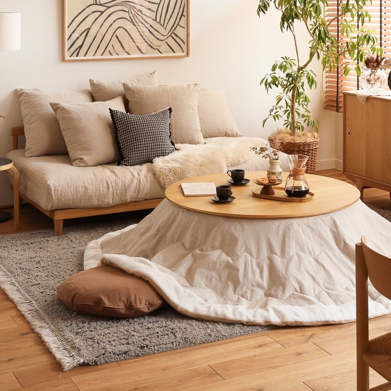 こたつテーブル FAM／NA 円形 直径110cmタイプ ｜家具・インテリア通販