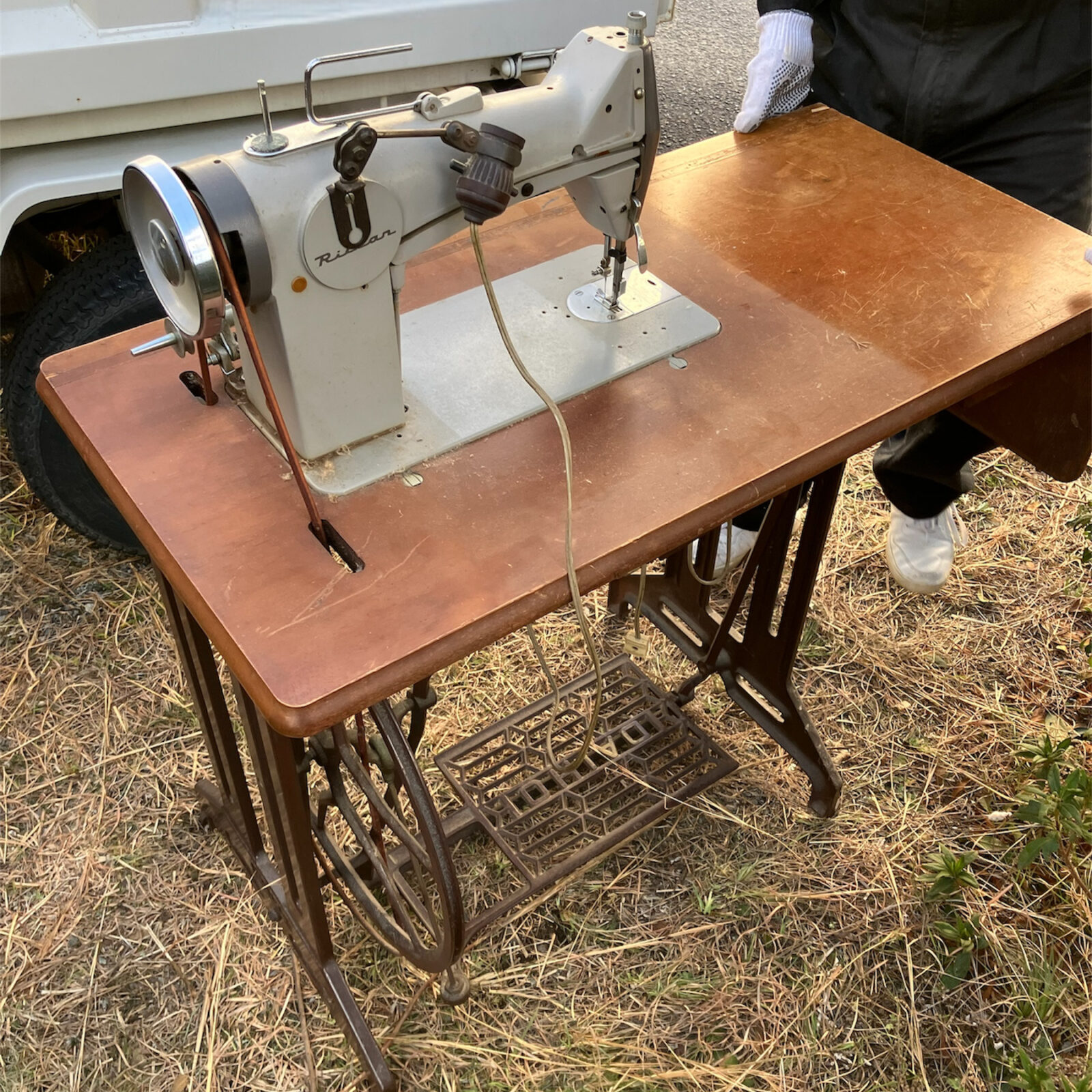 RICCAR ミシン台 オンライン JUKI 足踏みミシン アンティーク レトロ